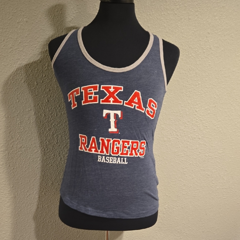 MLB Texas Rangers Blue Tank Top